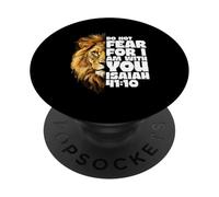 Non temere per io sono con te Isaia 41:10 Leone di Giuda PopSockets PopGrip Adesivo