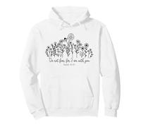 Non temere perché io Sono con Voi cristiani Uomini Donne Dio Gesù Felpa con Cappuccio