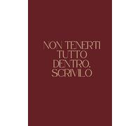 NON TENERTI TUTTO DENTRO, SCRIVILO: Diario