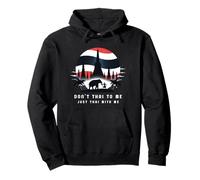 Non Thai per Me Solo Thai con Me Thailandia Khmer Conflitto Felpa con Cappuccio