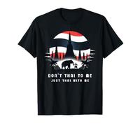Non Thai per Me Solo Thai con Me Thailandia Khmer Conflitto Maglietta