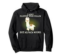 Non ti faccio soffocare il cuscino ma Alpaca Wound Funny Nurse Felpa con Cappuccio