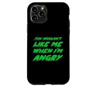 Non ti piacerebbe quando sono arrabbiato | Retro anni '70 Custodia per iPhone 11 Pro