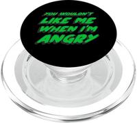 Non ti piacerebbe quando sono arrabbiato | Retro anni '70 PopSockets PopGrip per MagSafe