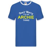 Non Ti Preoccupare È Una Cosa Di ARCHIE - T-Shirt Uomo Ringer Personalizzata