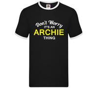 Non Ti Preoccupare È Una Cosa Di ARCHIE - T-Shirt Uomo Ringer Personalizzata