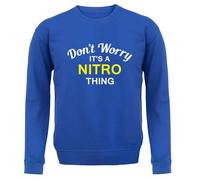 Non Ti Preoccupare È Una Cosa Nitro - Felpa Bambini - Gladiator Game Show TV