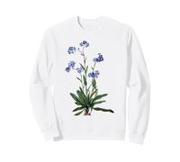 Non Ti scordar di Me Fiore Blu Amante delle Piante per Coppie Felpa