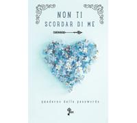 Non ti scordar di me: Quaderno di raccolta password e altri dati. Utile per evitare furti online. Idea regalo per sbadati del web.