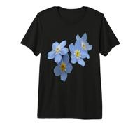 Non Ti scordar di Me romantici Fiori Blu Maglietta Premium