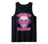 Non Ti Sento STO Giocando Maglietta Gamer Teschio Canotta