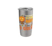 Non ti spaventare Ho 3 ragazze Halloween Mamma Papà Bicchiere termico in acciaio inox doppia parete