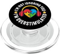 Non ti sto ignorando, sono iperstimolato, autismo, cuore sensoriale PopSockets PopGrip per MagSafe