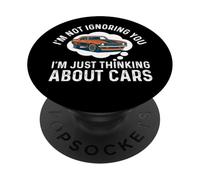 Non ti sto ignorando, sto solo pensando alle auto - Car Guy PopSockets PopGrip Adesivo