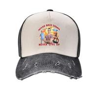 Non TIRARTI MAI Indietro! Non RINUNCIARE MAI! Berretto da Baseball tmas Cappello Occidentale Crema Solare Golf Wear Uomo Donna