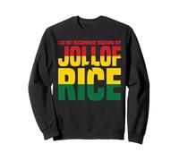 Non Toccare Il Mio Jollof Rice Messaggio Felpa