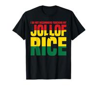 Non Toccare Il Mio Jollof Rice Messaggio Maglietta