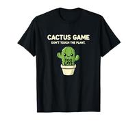 Non Toccare la pianta Troppo Tardi Umorismo del Gioco del Cactus Maglietta
