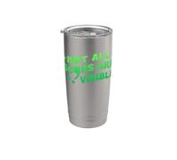 Non tutte le cicatrici sono visibili semi colon verde salute mentale Bicchiere termico in acciaio inox doppia parete
