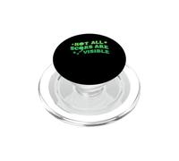 Non tutte le cicatrici sono visibili semi colon verde salute mentale PopSockets PopGrip per MagSafe