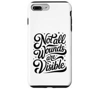 Non tutte le ferite sono visibili - Consapevolezza della violenza domestica Custodia per iPhone 7 Plus/8 Plus