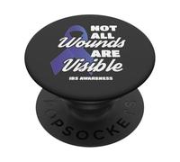 Non tutte le ferite sono visibili consapevolezza IBS PopSockets PopGrip Adesivo