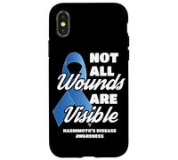 Non tutte le ferite sono visibili supporto per la consapevolezza di Hashimoto Custodia per iPhone X/XS