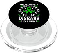 Non tutte le ferite visibili sulla celiachia Consapevolezza Senza glutine PopSockets PopGrip per MagSafe