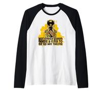 Non Tutte Le Regine Hanno Bisogno di Un re per sedersi Accanto al Suo Trono Sista Maglia con Maniche Raglan
