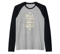 Non tutti coloro che vagano per gli amanti del cibo divertenti Munchies di mezzanotte Maglia con Maniche Raglan