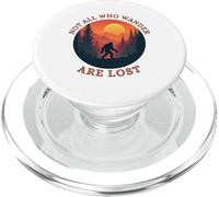 Non tutti coloro che vagano si perdono Bigfoot Forest Hiking Camp PopSockets PopGrip per MagSafe