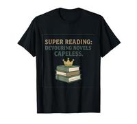 Non Tutti Gli Eroi Indossano Libri di Super Reading Capes Maglietta