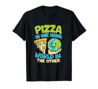 Non Tutti Gli Eroi Indossano mantelli Pizza Graphic Design Maglietta