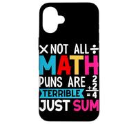 Non tutti i giochi di parole matematici sono terribili solo somma Custodia per iPhone 16 Plus
