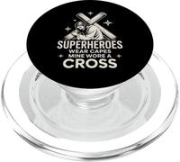 Non tutti i supereroi indossano mantelli che Gesù indossava una croce PopSockets PopGrip per MagSafe