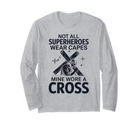 Non Tutti i Supereroi Indossano mantelli I Miei indossavano Una Croce Maglia a Manica