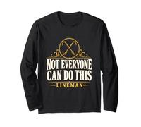 Non Tutti Possono Fare Questo Lineman Line Trade Lineman Pride Maglia a Manica