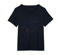 Non Tutti quelli Che vagano Sono perduti - Citazione di Viaggio ispiratrice Maglietta, Donna Plus-Size, Nero, 5X