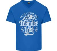 Non Tutti Quelli Che Vagano Sono Persi Maglietta In Cotone A V Per Uomo