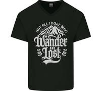 Non Tutti Quelli Che Vagano Sono Persi Maglietta In Cotone A V Per Uomo