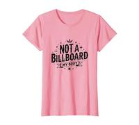 Non Un cartellone per Le affissioni del Mio Corpo: potenziare l'espressione di sé Maglietta, Donna, Rosa, XL