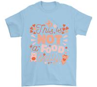 Non Un Cibo Ventre Nuovo Bambino Gravidanza T-Shirt 100% Cotone