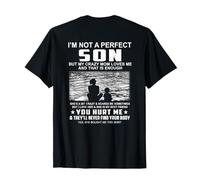 Non un figlio perfetto, ma la mia mamma pazza mi ama mamma sul retro Maglietta
