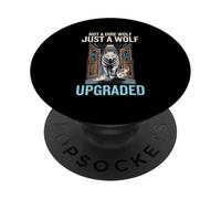 Non un lupo feroce, solo un lupo potenziato Amante della PopSockets PopGrip Adesivo