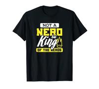 Non Un Nerd Ma King Of The Nerds - Vestito da nerd per bambini Maglietta