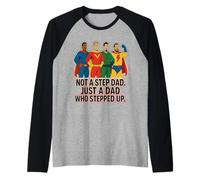 Non un passo papà stile comico Maglia con Maniche Raglan