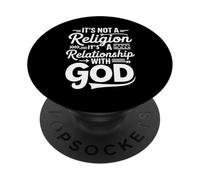 Non una religione È una relazione Dio PopSockets PopGrip Adesivo