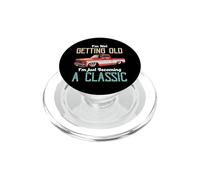 Non vecchio diventare un classico divertente camion amante PopSockets PopGrip per MagSafe