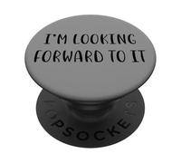 Non vedo l'ora di farlo Idea divertente White Lie Party PopSockets PopGrip Adesivo