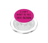 Non vedo l'ora di rivederti Divertente Idea White Lie Party PopSockets PopGrip per MagSafe